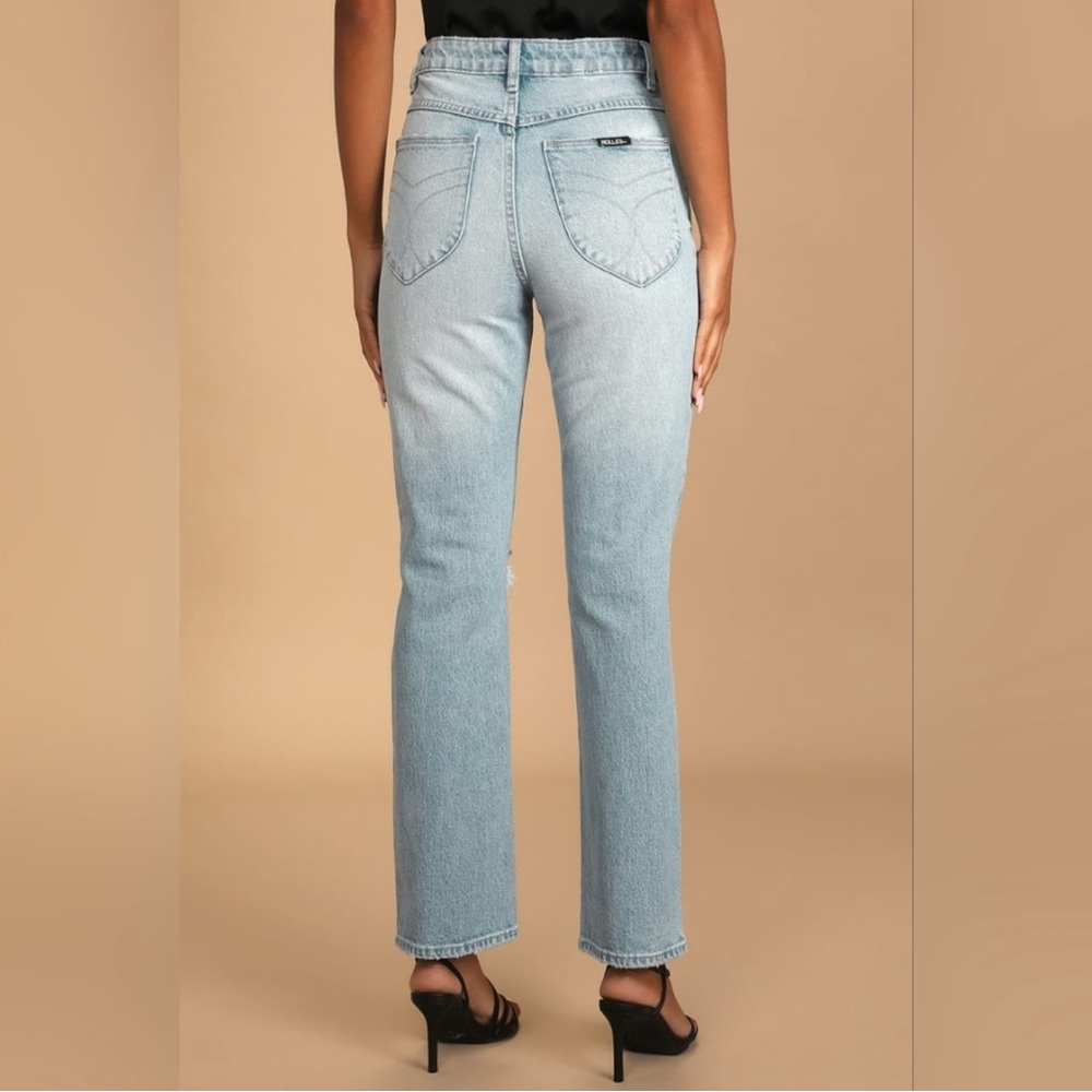 ROLLA'S High Rise Straight Jeans - Picture 2 of 10